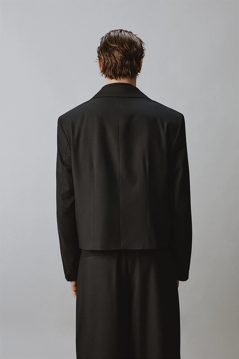 CROPPED SUIT BLAZER