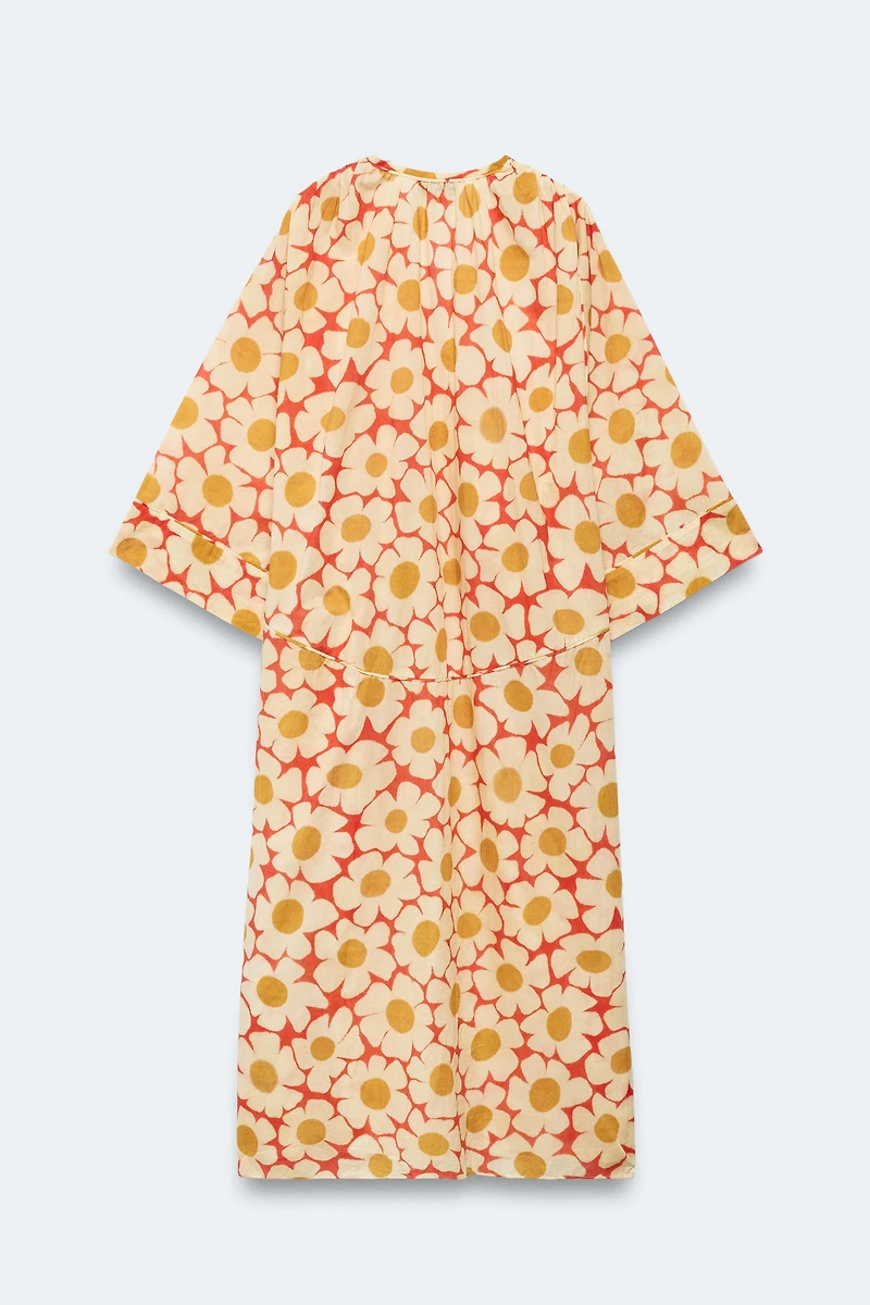 LIMITED EDITION FLORAL KAFTAN DRESS