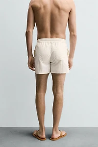 CONTRAST MID-LENGTH SWIMSUIT
