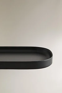 PLATEAU RÉSINE NOIR