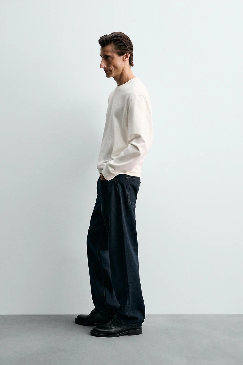 SOFT CREWNECK WASHED SWEATSHIRT