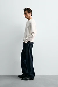 SOFT CREWNECK WASHED SWEATSHIRT
