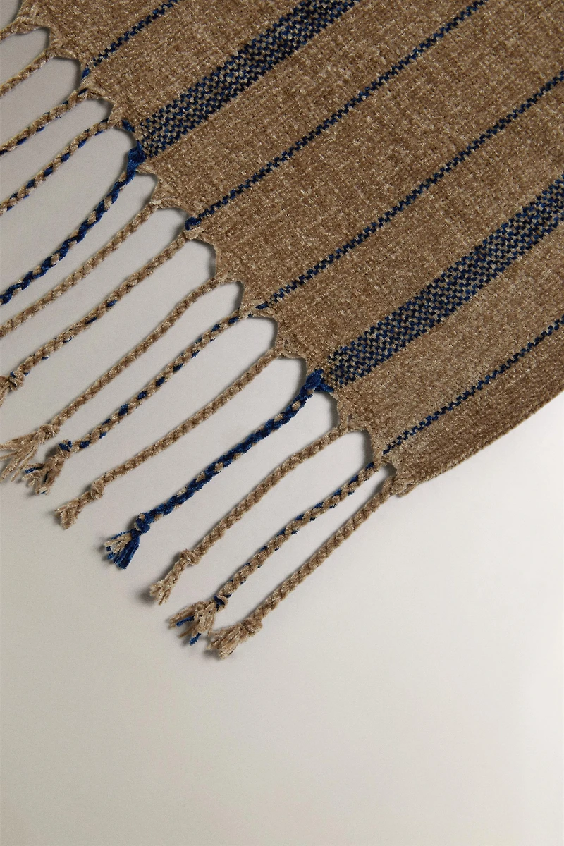 STRIPED CHENILLE BLANKET