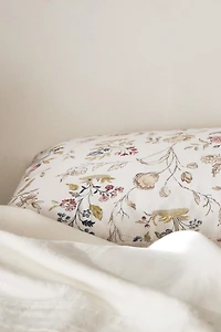 FLORAL SATEEN PILLOWCASE