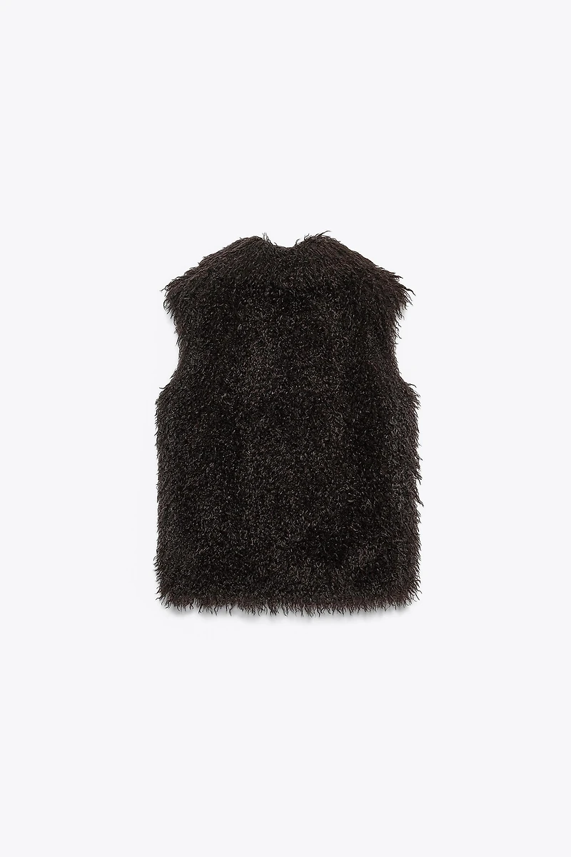 FAUX FUR VEST