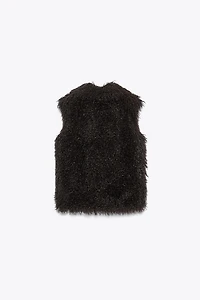 FAUX FUR VEST
