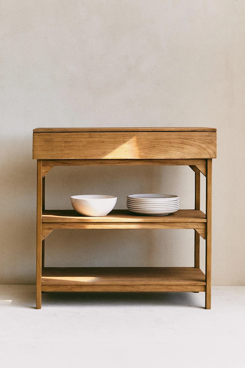 WOODEN STORAGE UNIT
