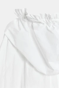 RUFFLED ZIP-UP JACKET