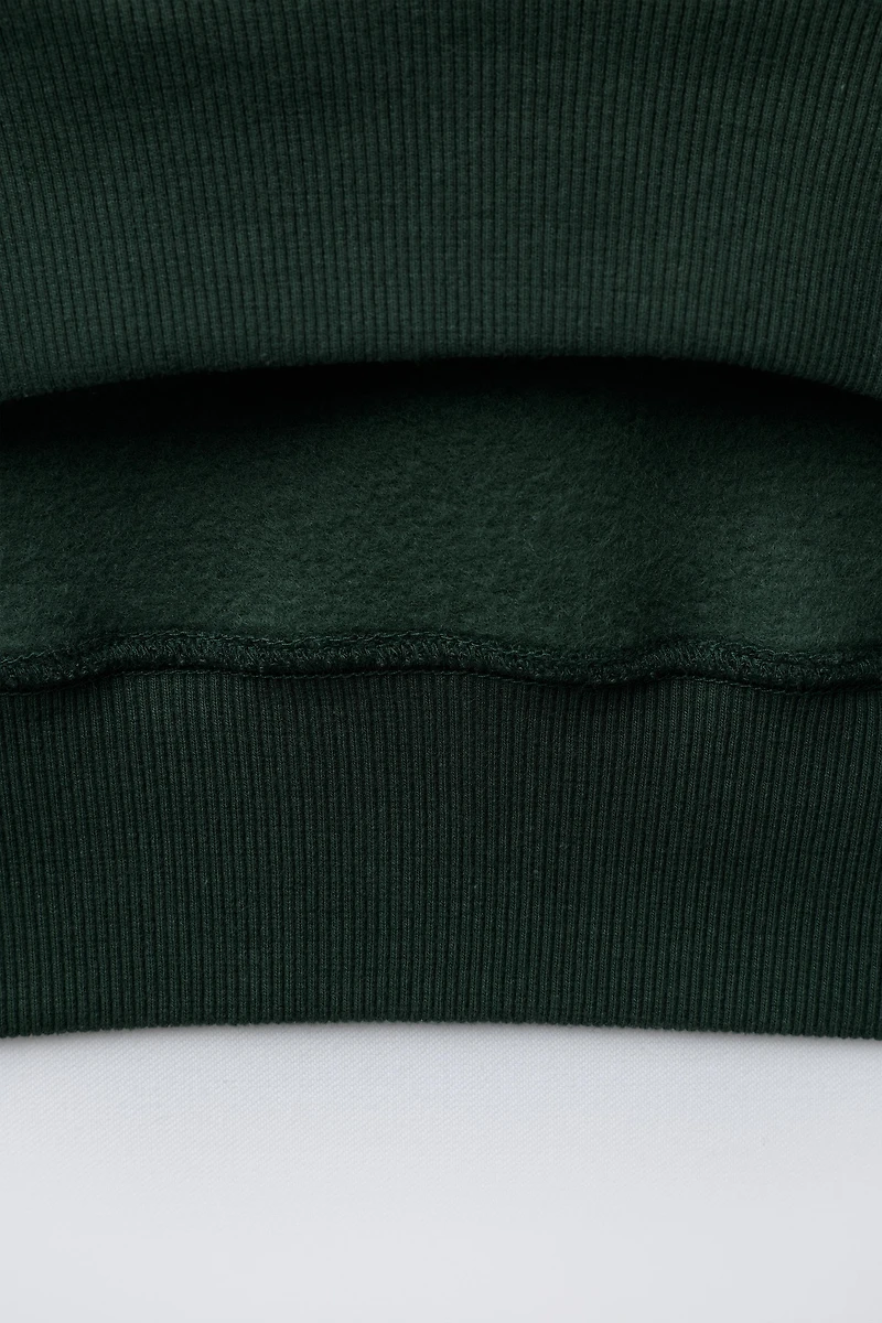 HOODED SWEATSHIRT WITH TEXT