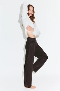 TRF HIGH WAIST BARREL JEANS
