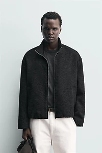 GEOMETRIC JACQUARD JACKET