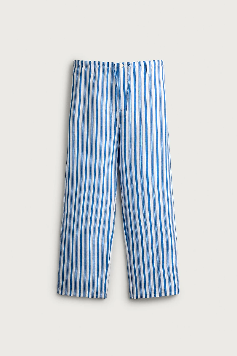 PANTALON RELAXED FIT 100% LIN