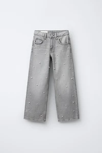 PEARL WIDE LEG JEANS