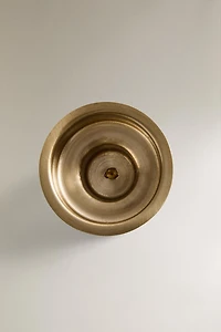 PHOTOPHORE VERRE MÉTALLISÉ NOËL