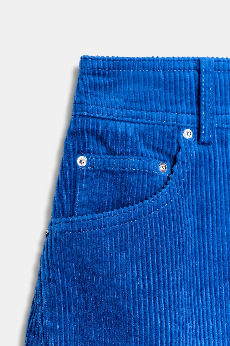CORDUROY MINI SKIRT