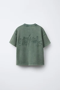 GRAFFITI WASHED EFFECT T-SHIRT