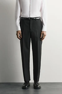 100% WOOL SUIT PANTS