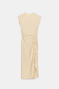 ZW COLLECTION RUFFLED MIDI DRESS