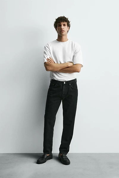 SLIM TAPERED FIT JEANS