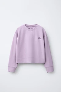 SWEATSHIRT WITH MODAL TEXT