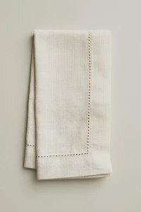 HEMSTITCHED COTTON NAPKIN