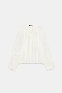 BLOUSE ROMANTIQUE AVEC ENTRE-DEUX