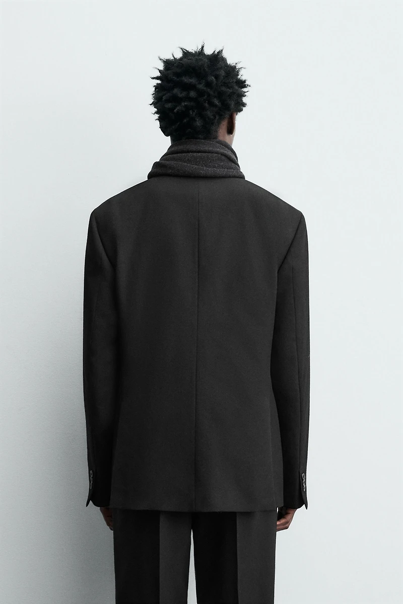 100% WOOL SUIT JACKET