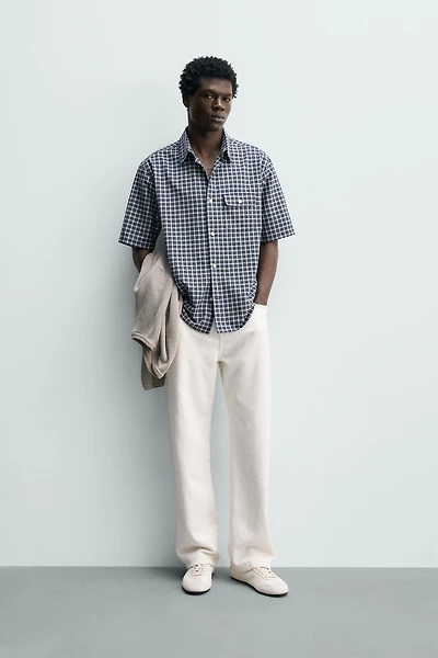 PLAID POCKET SHIRT