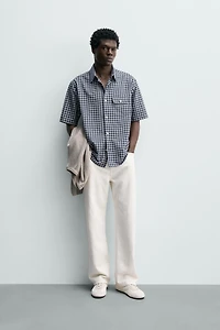 PLAID POCKET SHIRT
