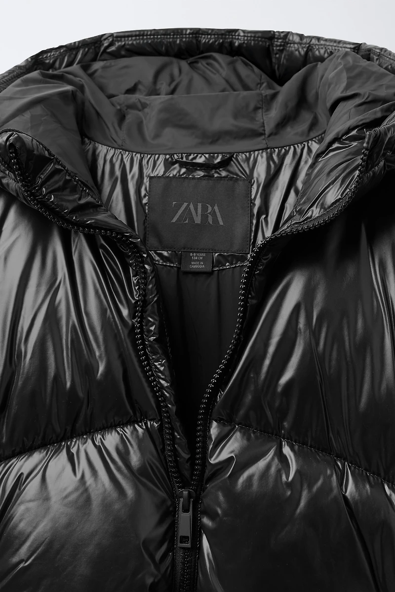 MANTEAU MATELASSÉ À CAPUCHE DÉPERLANT