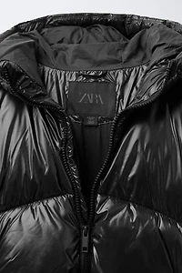 MANTEAU MATELASSÉ À CAPUCHE DÉPERLANT