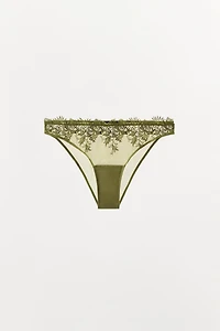 DOTTED MESH LACE PANTIES