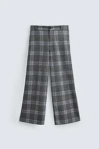 WIDE-LEG CHECK TROUSERS HARRY LAMBERT FOR ZARA X DISNEY