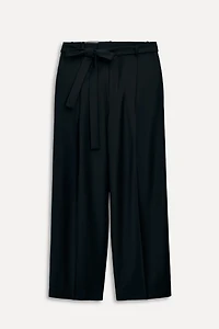 50TH ANNIVERSARY WOOL BLEND BELTED PANTS
