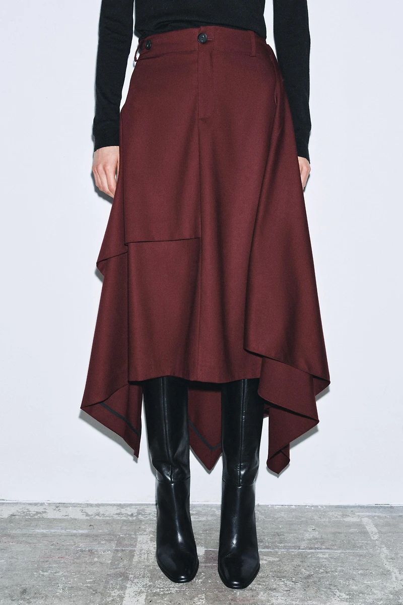 JUPE ASYMÉTRIQUE ZW COLLECTION