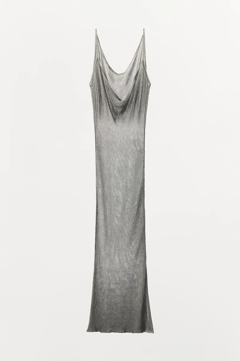 ROBE EN MAILLE À FIL MÉTALLISÉ LIMITED EDITION