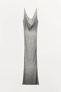 ROBE EN MAILLE À FIL MÉTALLISÉ LIMITED EDITION