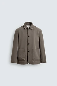 RELAXED FIT COTTON BLAZER