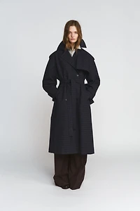 TRENCH À CARREAUX ZW COLLECTION ÉDITION LIMITÉE