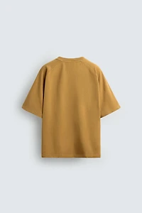 WASHED CONTRAST PRINT SWEATSHIRT