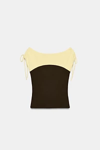 COMBINATION RUCHED TOP