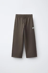 STRAIGHT INTERLOCK PLUSH PANTS