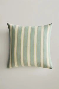 STRIPED THROW PILLOW COVER