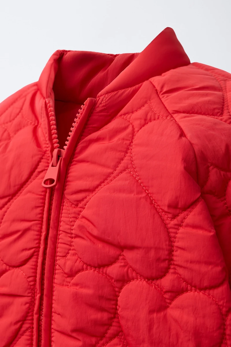 BLOUSON MATELASSÉ CŒURS