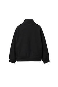LABEL APPLIQUÉ SWEATSHIRT