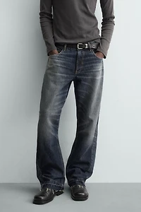 JEAN FLARE FIT TEXTURÉ