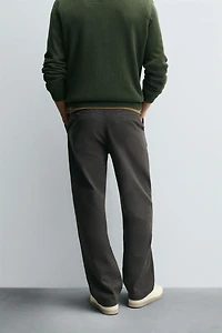 STRAIGHT FIT CHINO PANTS