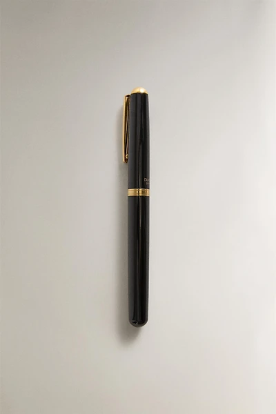 OHTO ALUMINUM AND BRASS FOUNTAIN PEN