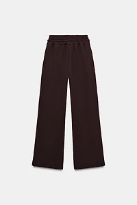 PLUSH STRAIGHT LEG PANTS