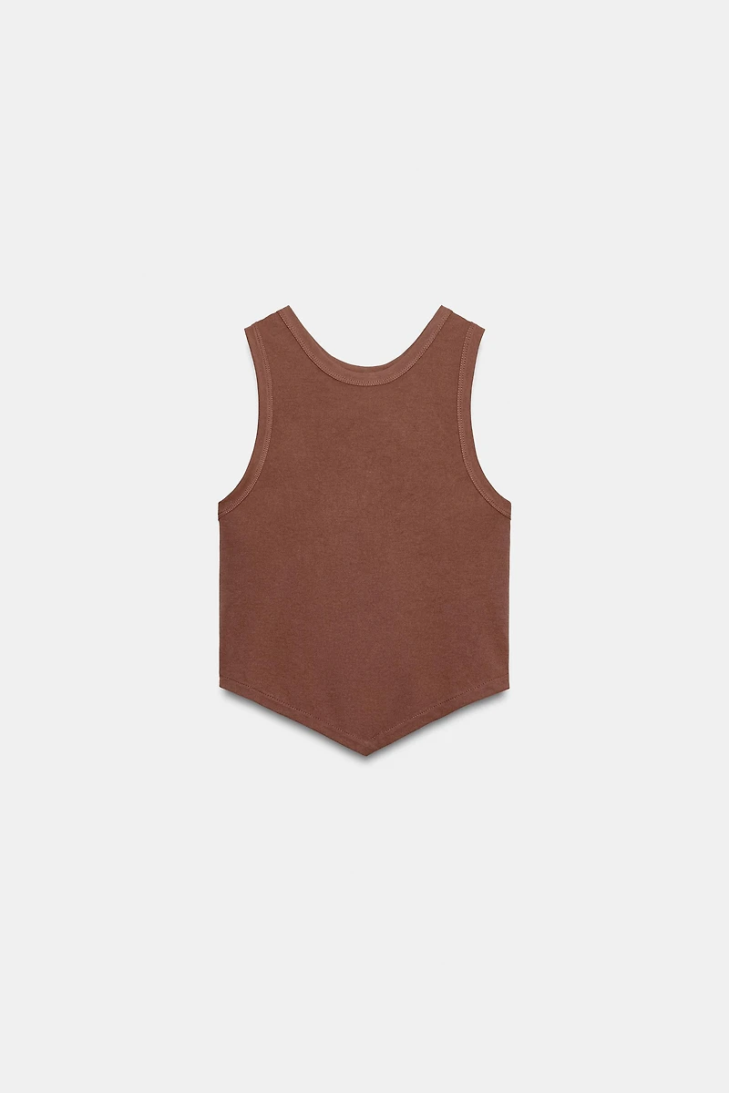 FLOWY TOP WITH BACK OPENING